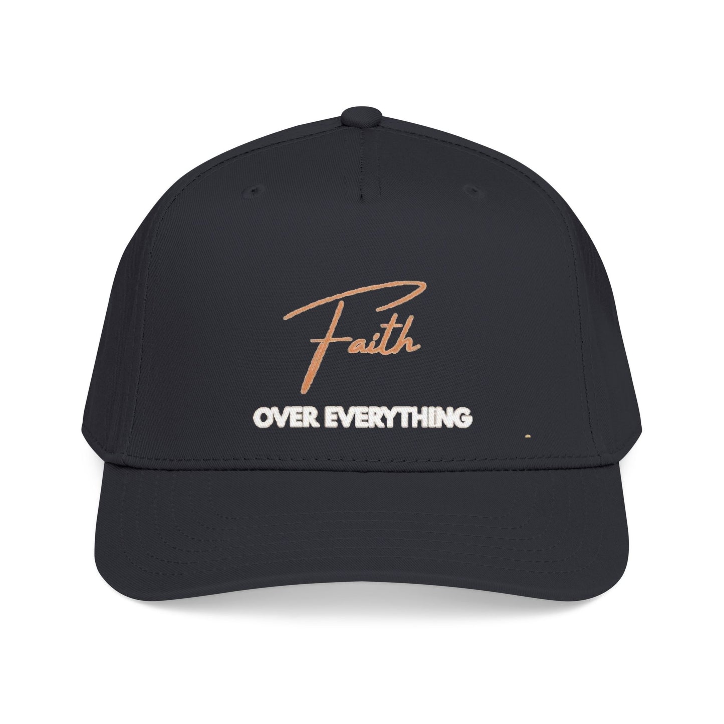 Faith Over Everything Embroidered Mid Profile Hat
