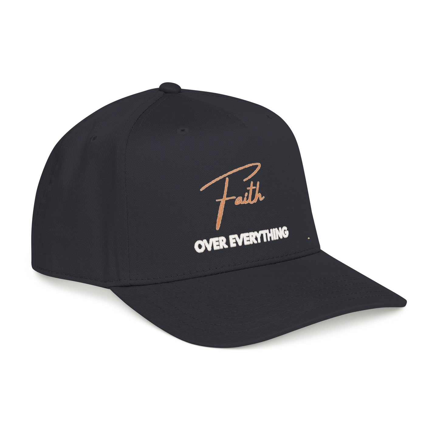 Faith Over Everything Embroidered Mid Profile Hat