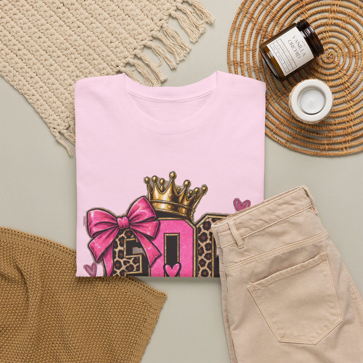 WOW Worship Over Worry Graphic T-Shirt | Christian Faith Tee