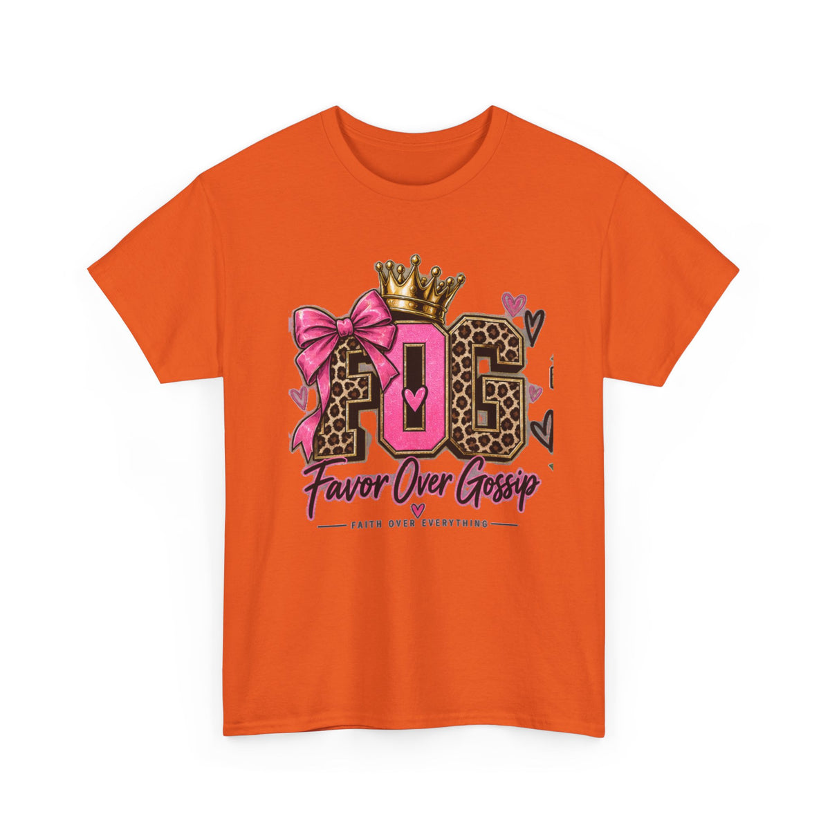 WOW Worship Over Worry Graphic T-Shirt | Christian Faith Tee