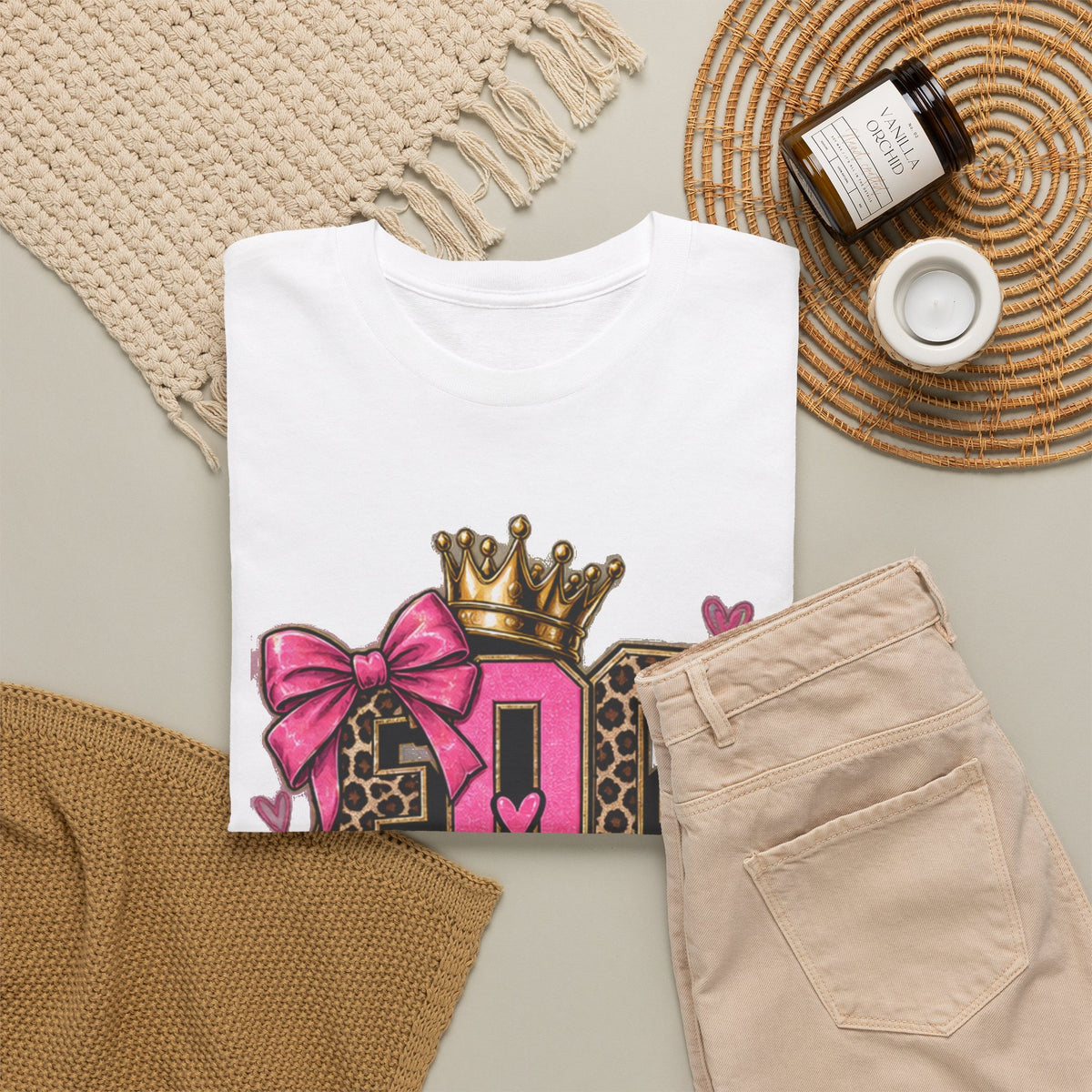 WOW Worship Over Worry Graphic T-Shirt | Christian Faith Tee