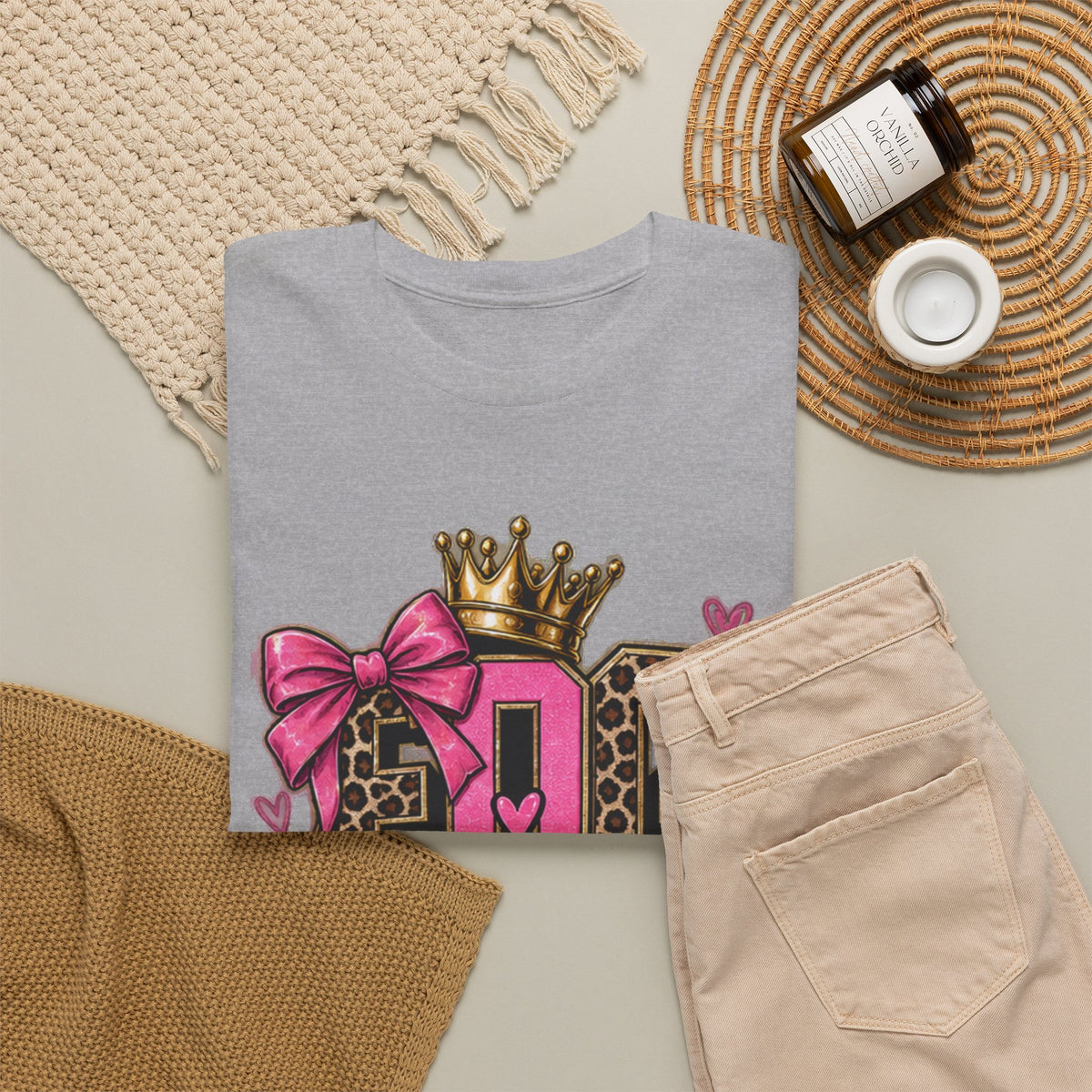 WOW Worship Over Worry Graphic T-Shirt | Christian Faith Tee
