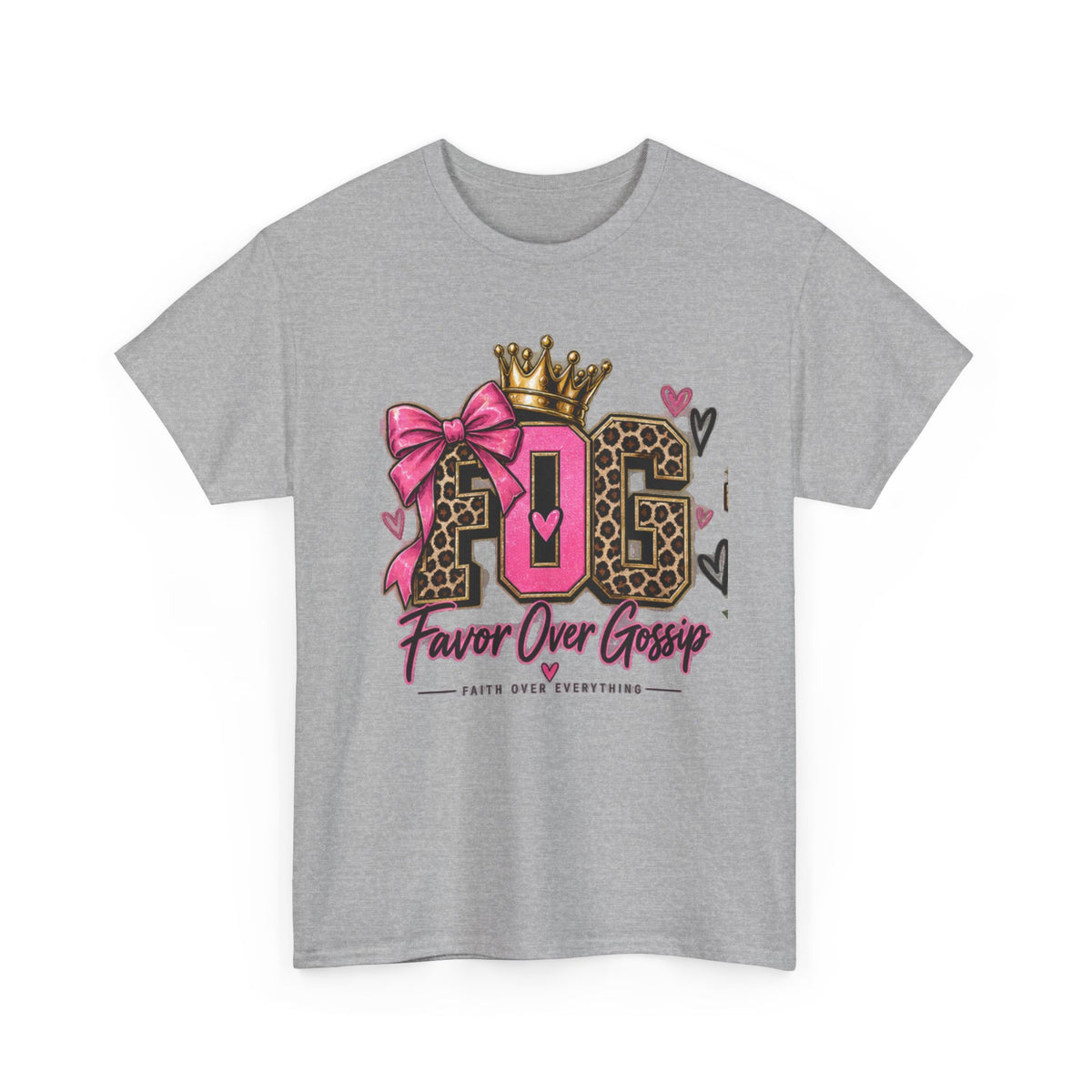 WOW Worship Over Worry Graphic T-Shirt | Christian Faith Tee