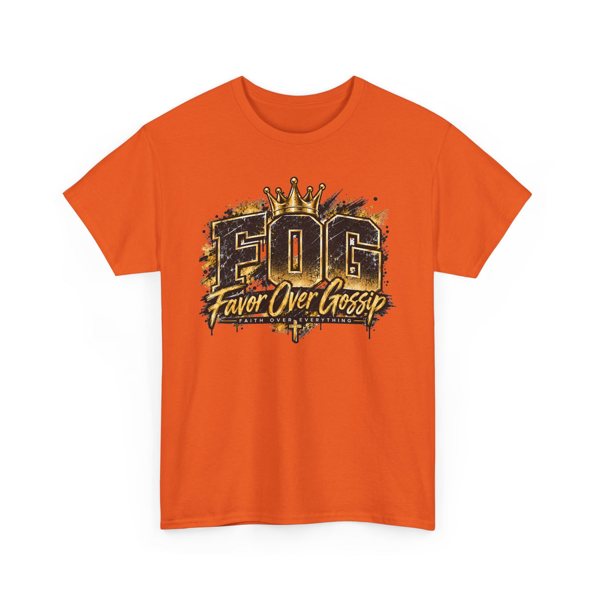 Favor Over Gossip (FOG) T-Shirt — Bold Crown Graphic Tee