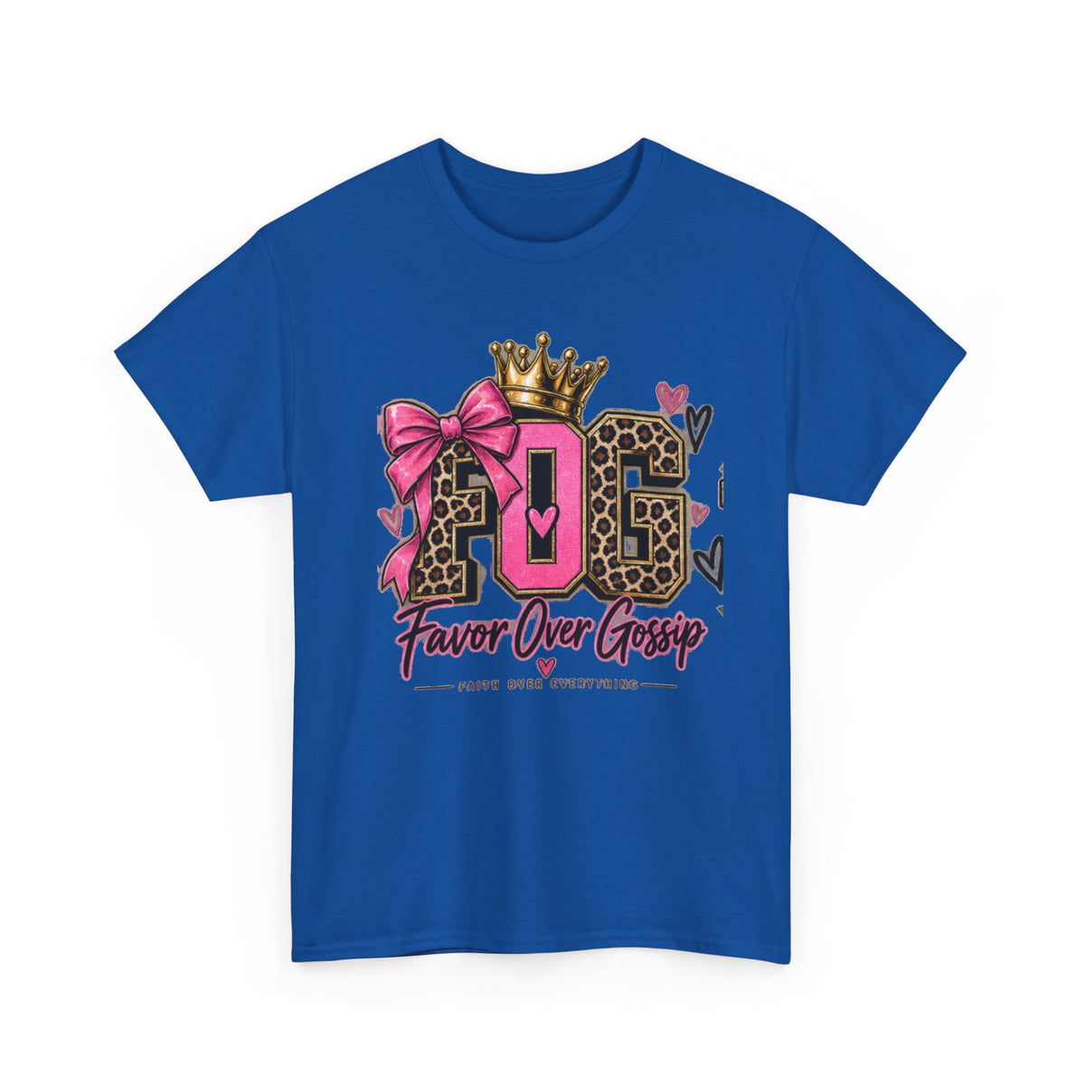 WOW Worship Over Worry Graphic T-Shirt | Christian Faith Tee