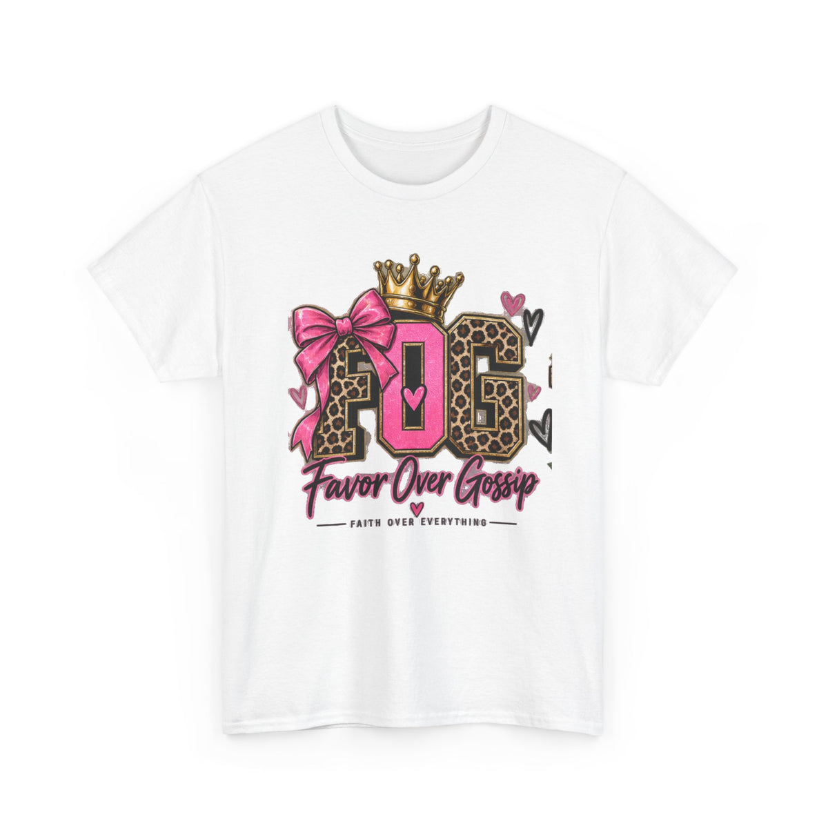 WOW Worship Over Worry Graphic T-Shirt | Christian Faith Tee