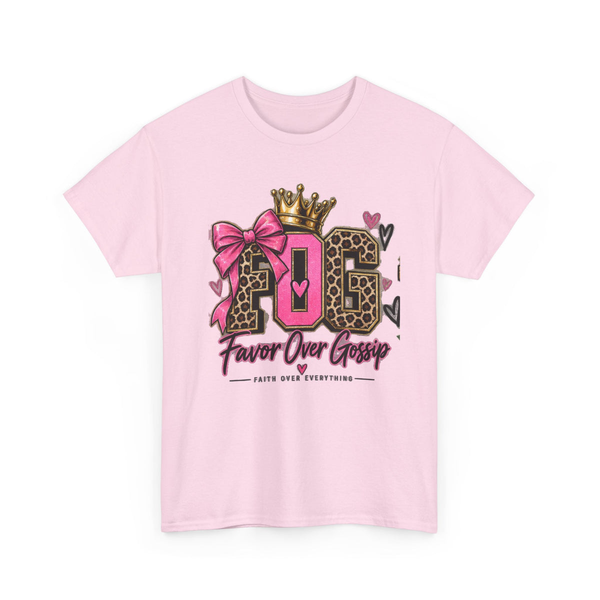 WOW Worship Over Worry Graphic T-Shirt | Christian Faith Tee