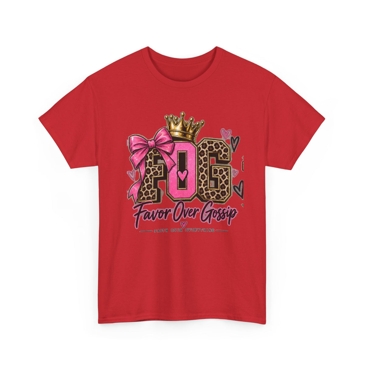 WOW Worship Over Worry Graphic T-Shirt | Christian Faith Tee